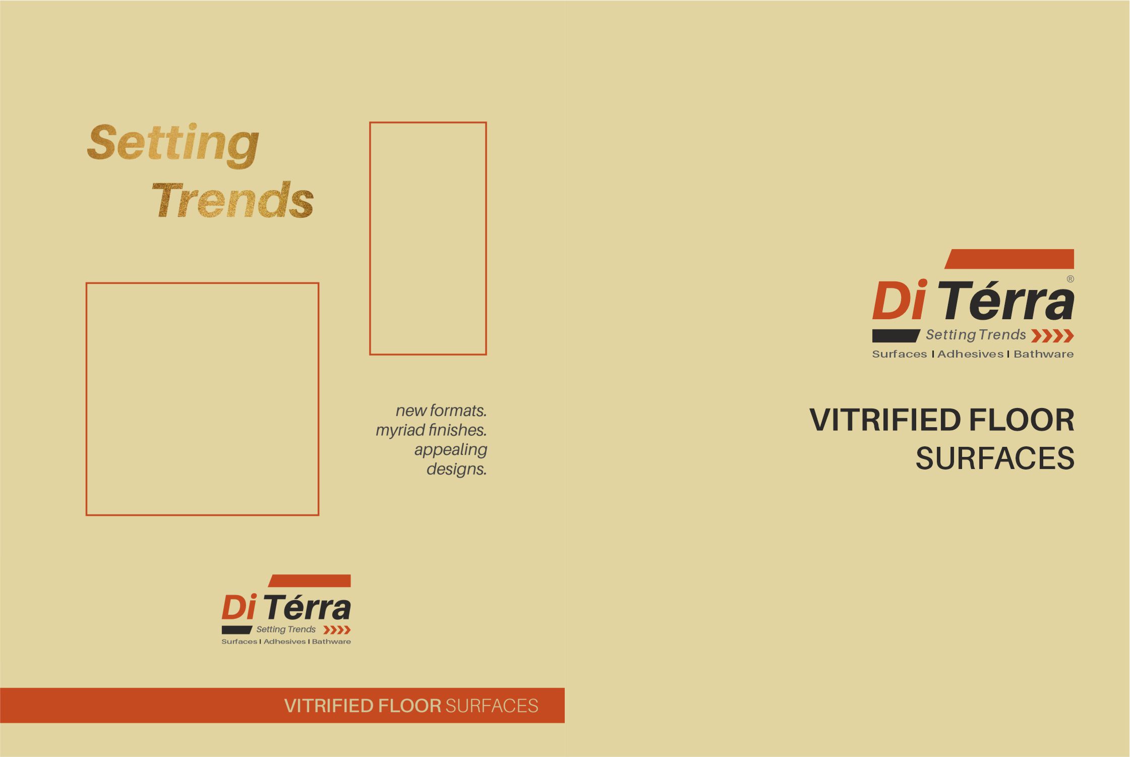 Di Terra Vitrified Tiles catalogue. Di Terra Porcelain Tiles Catalogue